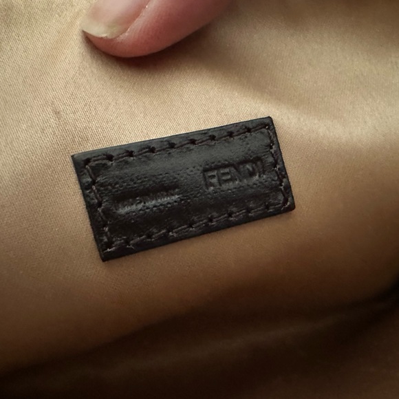 Dual Material Fendi Pouch - Picture 5 of 7